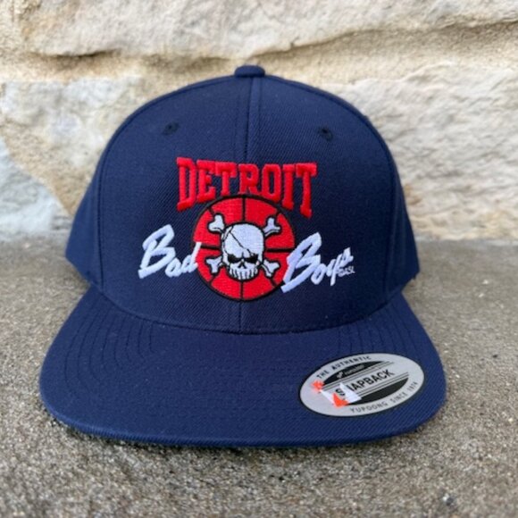 detroit pistons bad boys snap back hat NEW - Picture 2 of 7